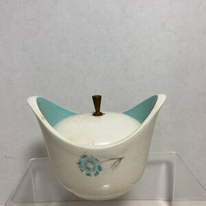 Vintage Taylor Smith Taylor ever yours boutonniere sugar bowl with lid